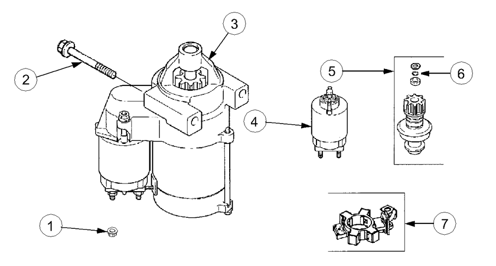 Electic Start (Kh-25-098-08-S) Diagram and Parts List for 2518-44 13A208L100-13B288L100 Cub Cadet Lawn Tractor